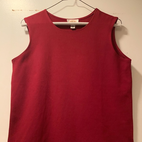 talbots sleeveless tops